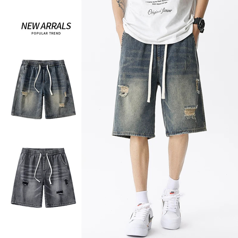 Yaz ince Denim şort erkek Retr - Men'S Shoes With Jeans incelemesi ve fiyatı