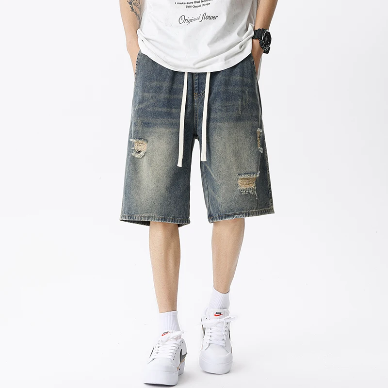 Yaz ince Denim şort erkek Retr - Men'S Shoes With Jeans incelemesi ve fiyatı