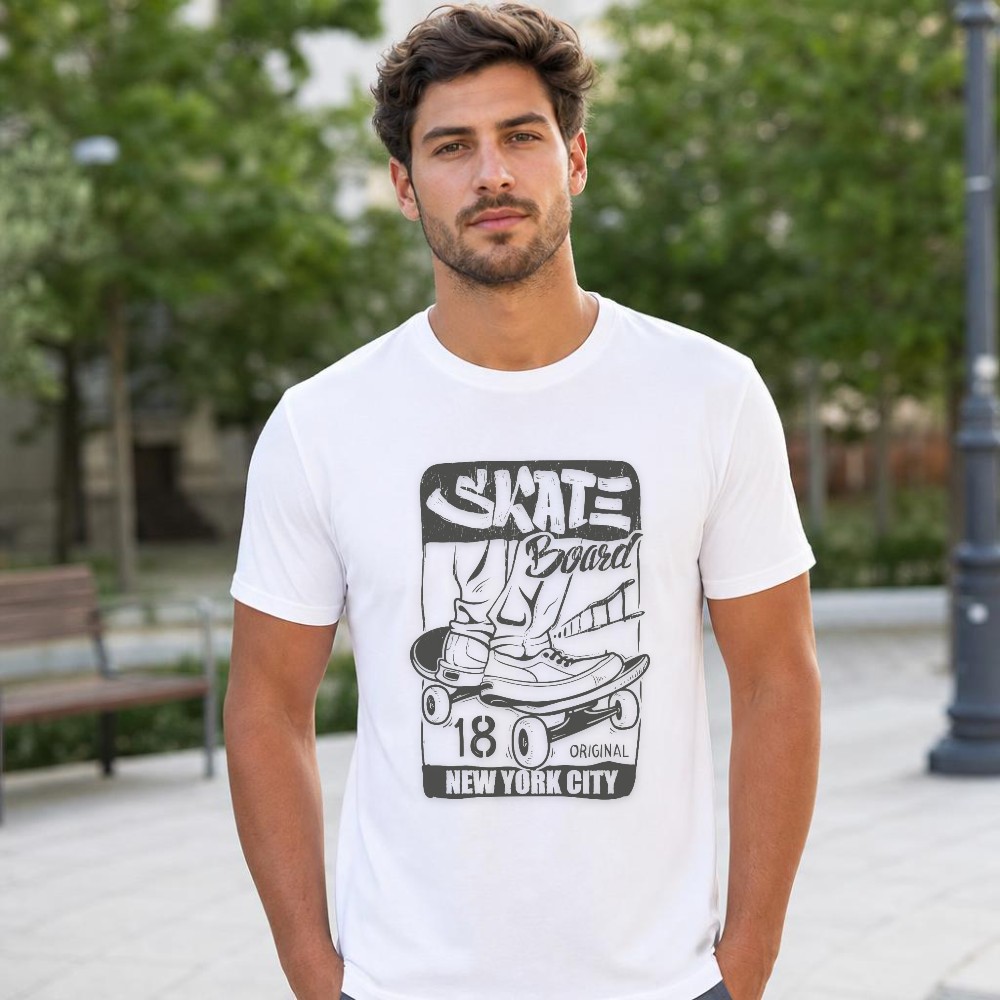 Erkekler Yaz Tee Kaykay Grafik - Men'S Shoes York incelemesi ve fiyatı
