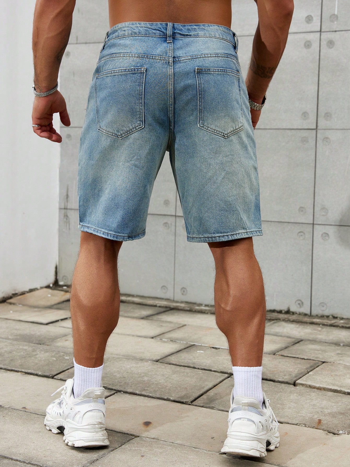 Yeni moda Mens yırtık kısa kot - Men'S Shoes With Jeans incelemesi ve fiyatı
