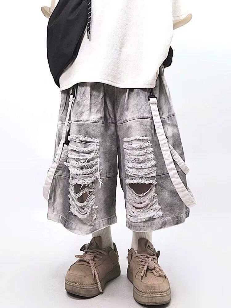 Retro Hip-Hop erkek Yırtık Kot - Men'S Shoes With Jeans incelemesi ve fiyatı